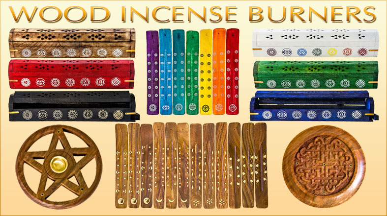 Wood Incense Burners